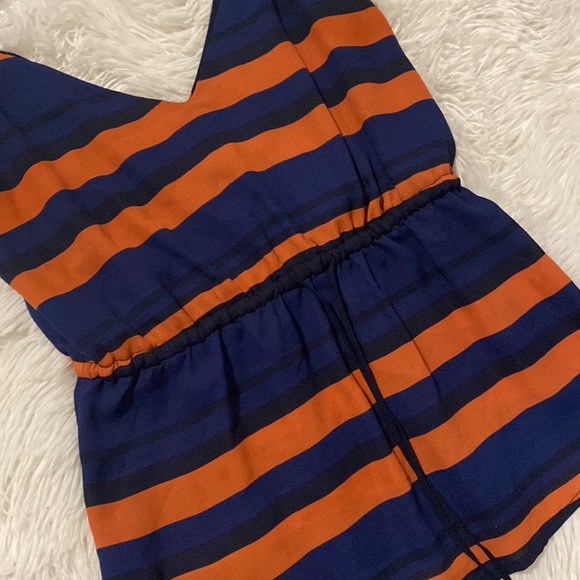 Babaton- Multicolour striped tank top 🧡💙🖤 - Picture 6 of 6